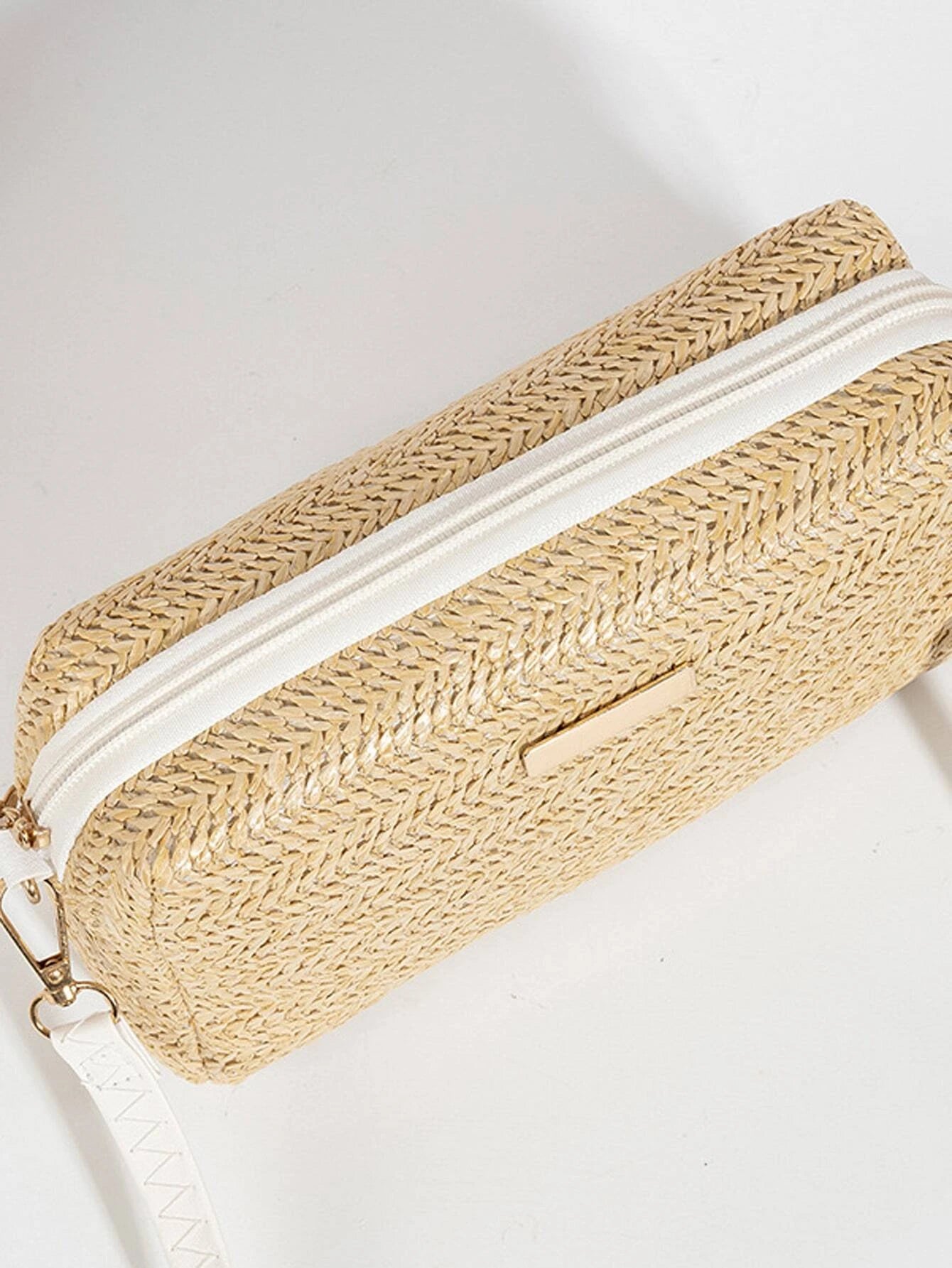 Casual Mini Woven Square Bag For Commuting, Can Be Worn Over Shoulder Or Cross Body (Hand-Woven, Slight Differences From Picture May Occur)