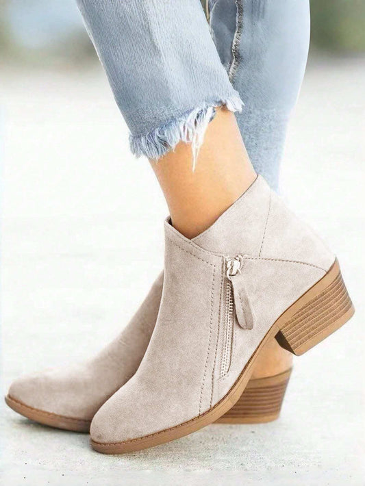 Women's Popular Versatile Suede Ankle Boots & Short Boots