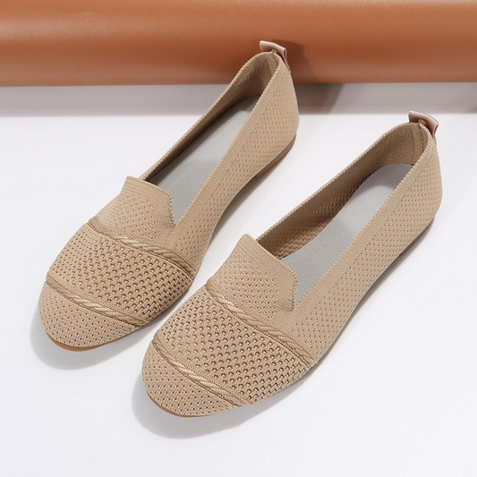 Women's Flat Shoes - New Korean Style Popular Square Toe Loafers With Low Heels For Spring And Autumn